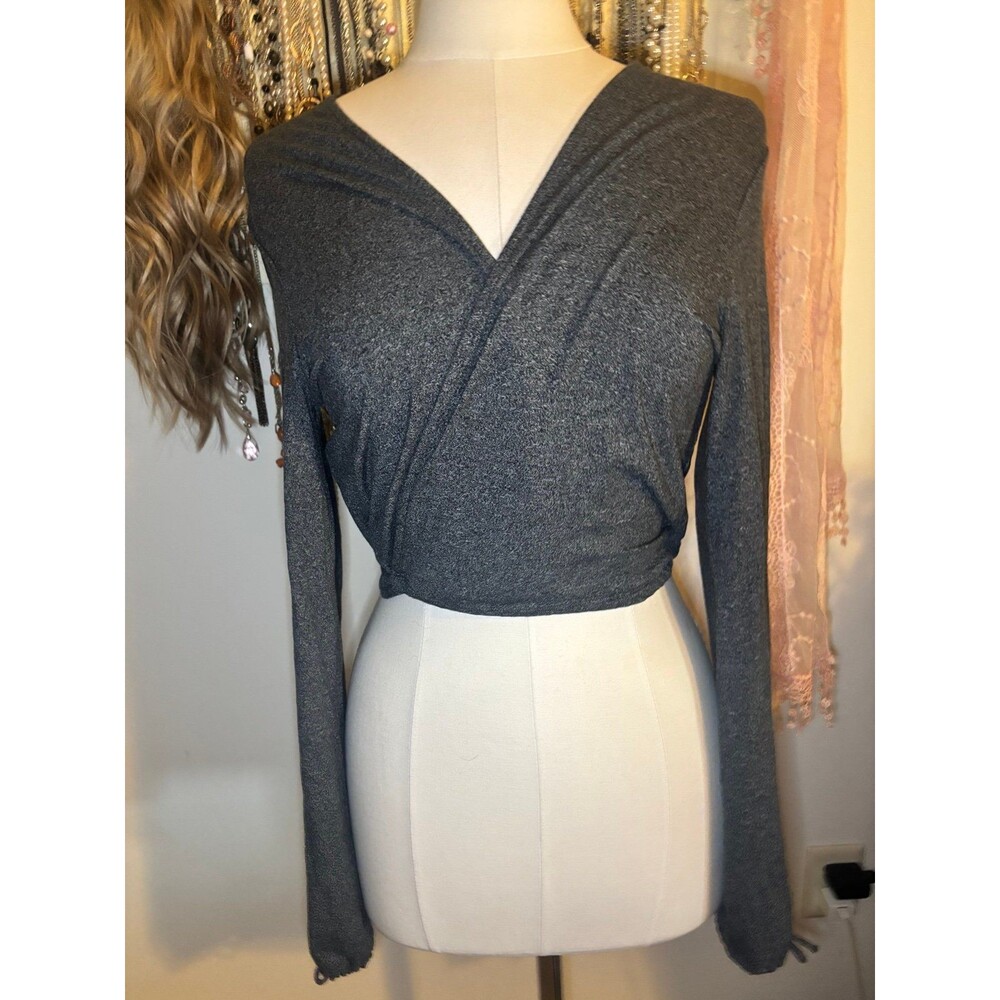 Victoria Sport Long Sleeve Wrap Top